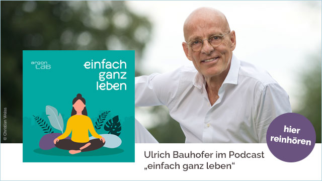 Ulrich Bauhofer beim Podcast "einfach ganz leben"