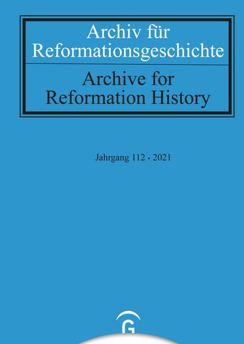 Archiv für Reformationsgeschichte – Aufsatzband