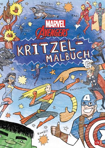 MARVEL Avengers Kritzel-Malbuch von Brandon T. Snider