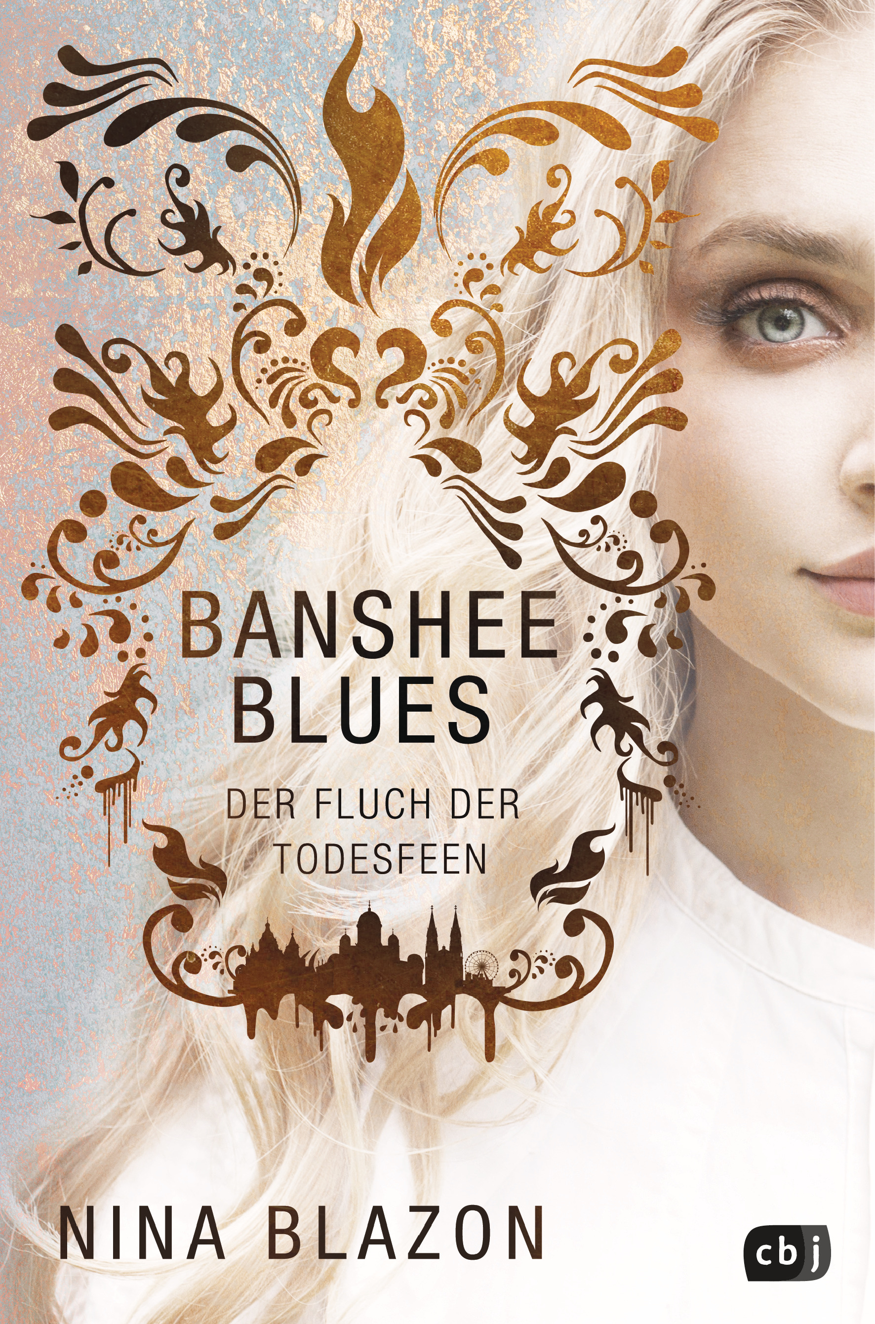 Bücherblog. Neuerscheinungen. Buchcover. Banshee Blues - Der Fluch der Todesfeen von Nina Blazon. Fantasy. Urban Fantasy. Jugendbuch. cbj.